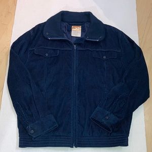 Vintage Pedigree sports blue corduroy ski jacket